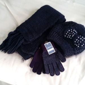 Hat gloves and scarf set*BinH*